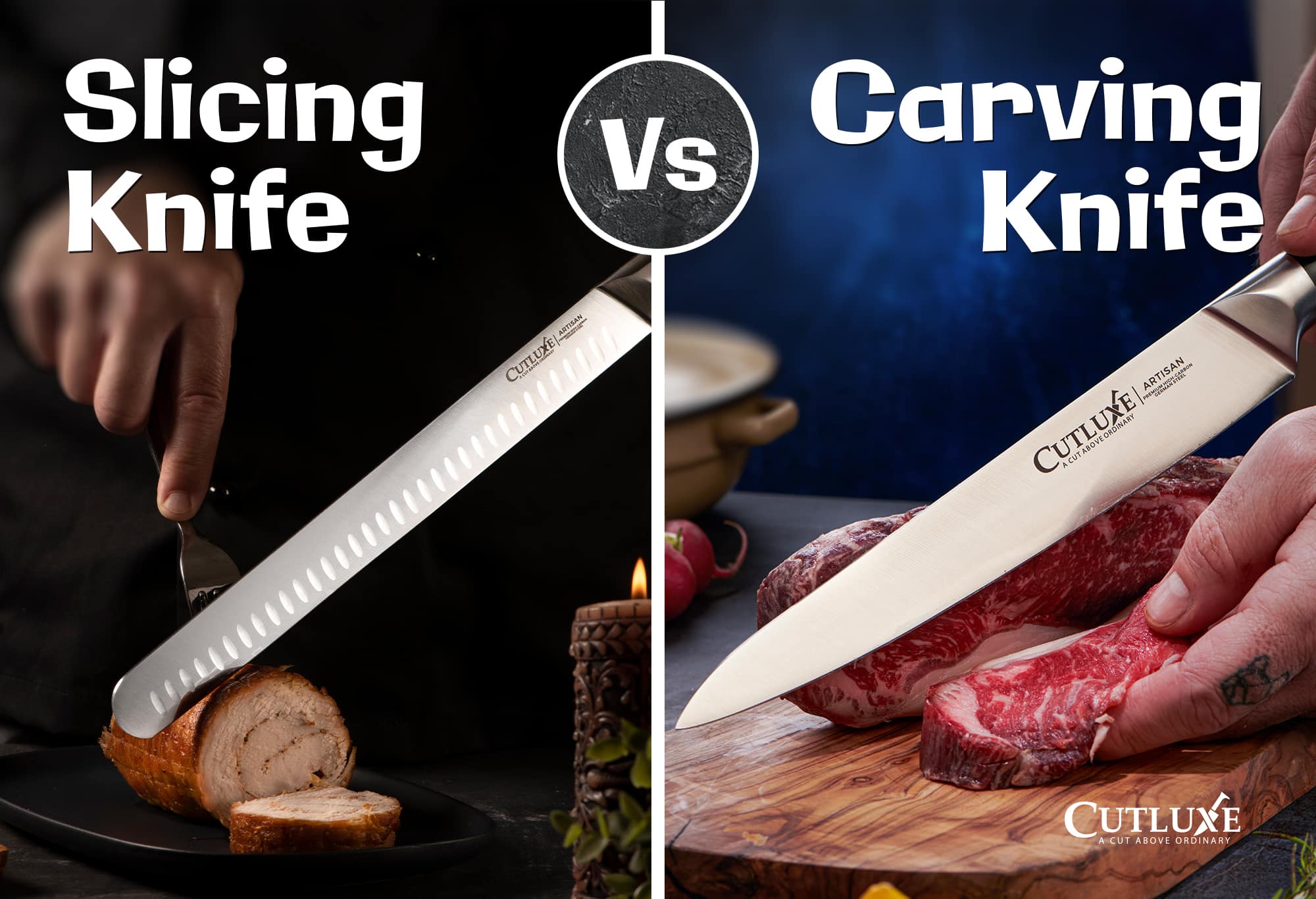 Slicing Knife vs Carving Knife: Main Differences