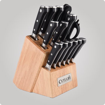 Knife Set with Block 15-Piece