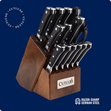 Knife Set with Block 15-Piece