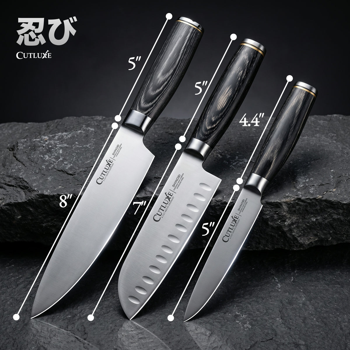 Product image 6 of 18: Chef Knife Set - Shinobi – image 5 of 17
