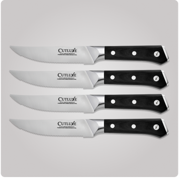 Serrated Edge Steak Knives Set 4-Piece