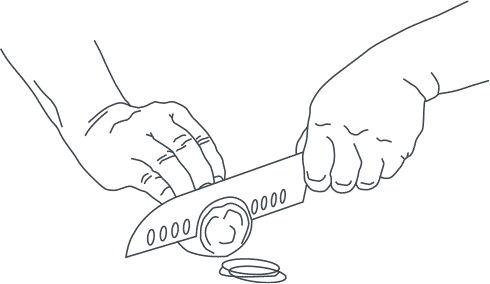 How to hold a knife