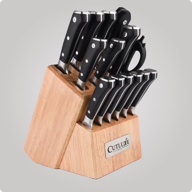 Knife Set with Block 15-Piece