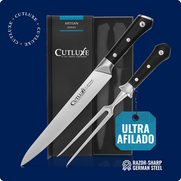 Carving Knife Set 2-Piece | Carving Knife and Carving Fork