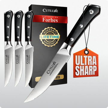 4 Serrated Edge Steak Knives