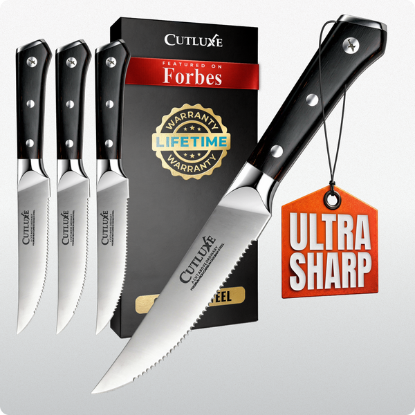 4 Serrated Edge Steak Knives