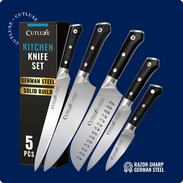 Cutluxe Chef Knife Set 5-Piece