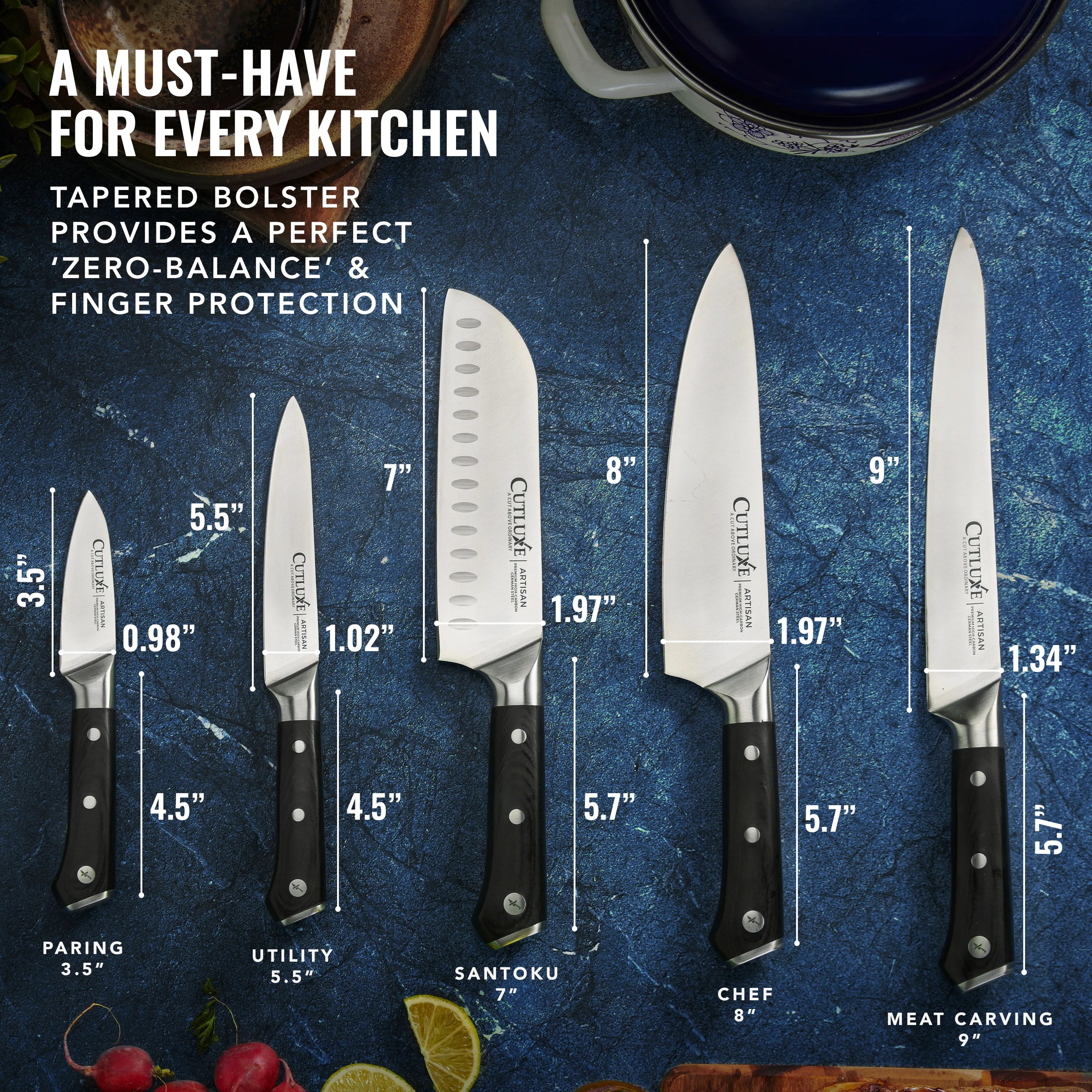 Cutluxe Chef Knife - Thumbnail 4