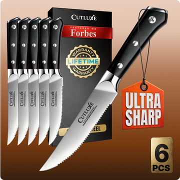 6 Serrated Steak Knives