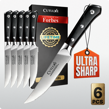 6 Serrated Steak Knives