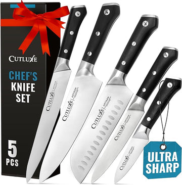 Cutluxe Chef Knife Set 5 pc - Artisan Series