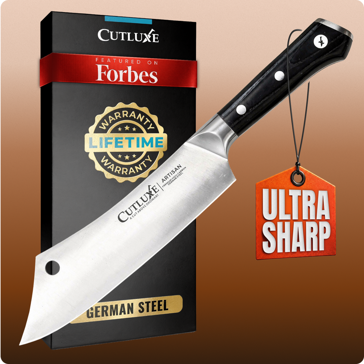 8" Chef & Cleaver Hybrid Knife product image