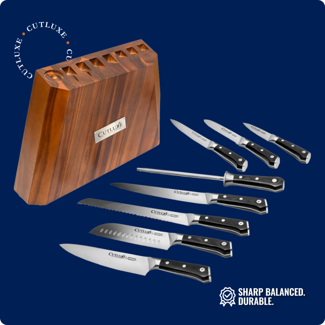 CUTLUXE 8-Piece Knife Block Set – Artisan Series