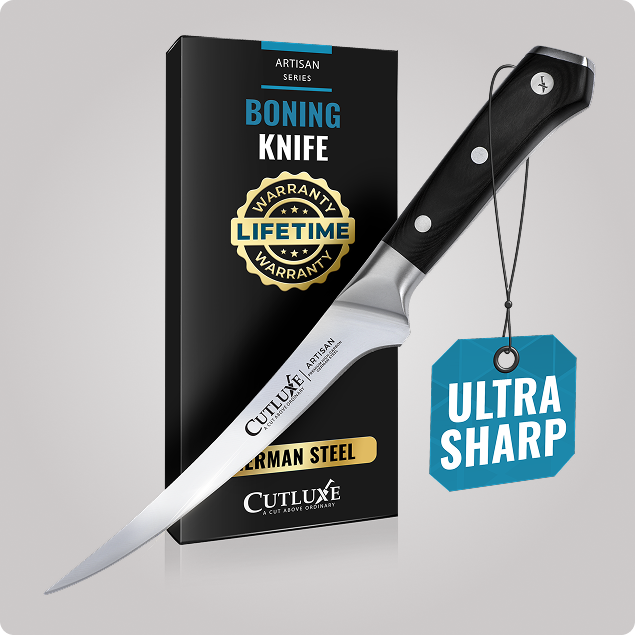 Thin & Curved Boning Knife