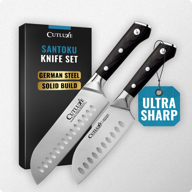 Santoku Knife Set – 2 Piece