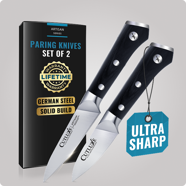 Cutluxe Paring Knife Set