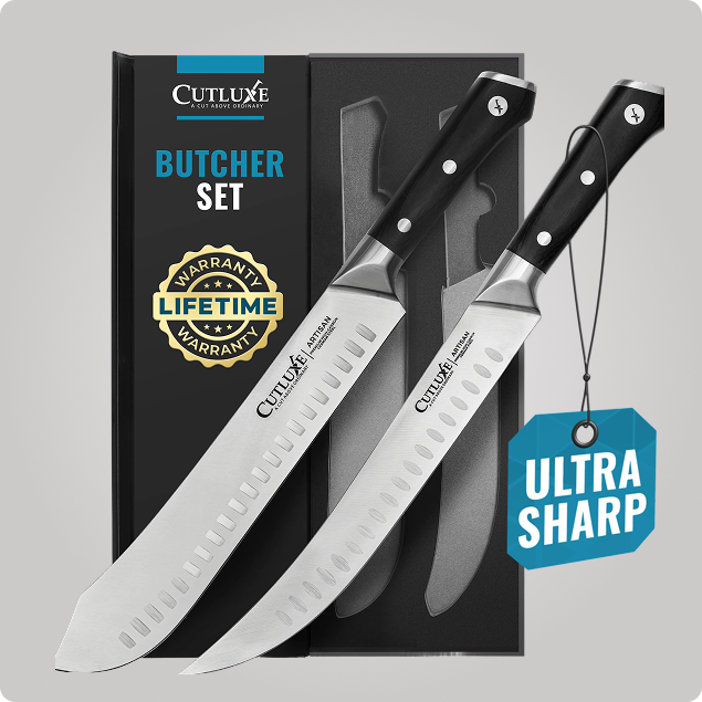 Butcher Knife Set – Cimeter Breaking & Bullnose