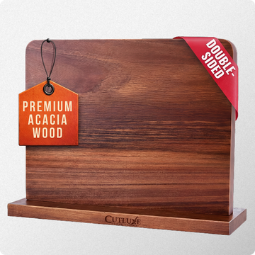 Magnetic Knife Holder - Double Sided Acacia Wood