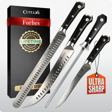 Pitmaster Knife & Rod Set – Brisket, Breaking, Boning