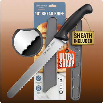 Bread Knife with Cover – 10"