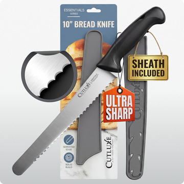 Bread Knife with Cover – 10"