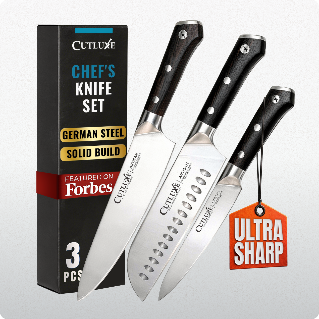 Chef Knife Set 3-Piece