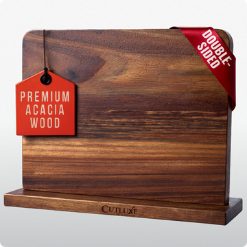 Magnetic Knife Holder - Double Sided Acacia Wood