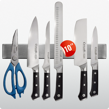 Magnetic Knife Holder for Wall and Fridge - 10"