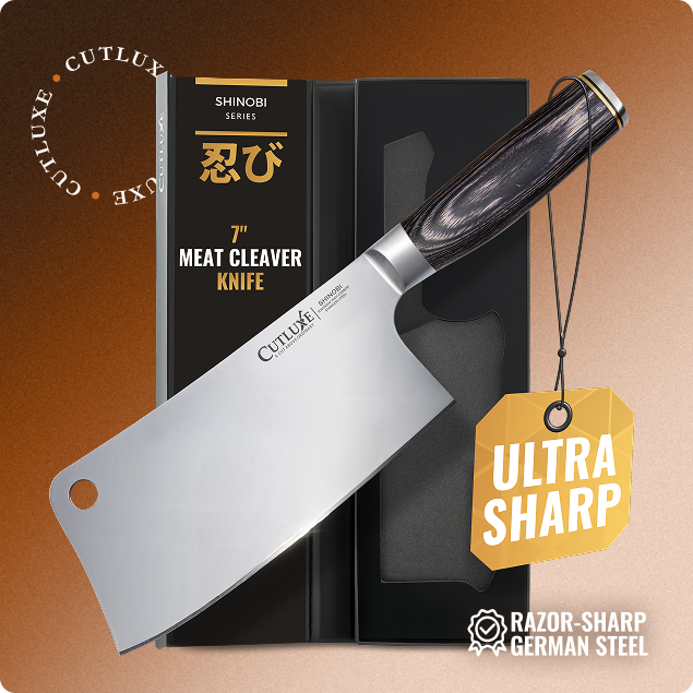 7" Meat Cleaver Knife product image