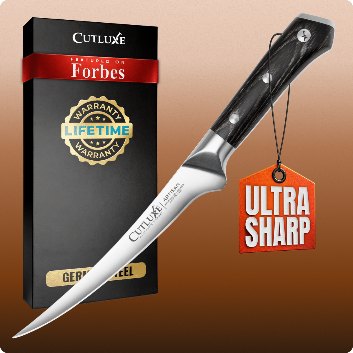 Thin & Curved Boning Knife