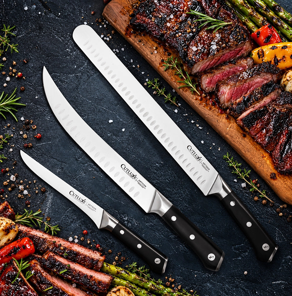 Product image 3 of 10: Pro Butcher Knife Set 3-Piece – image 2 of 9