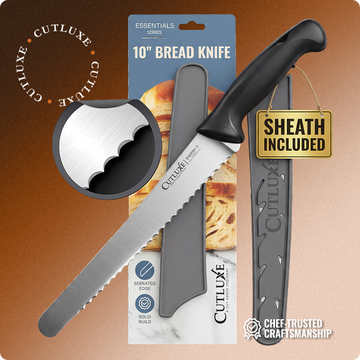 Bread Knife with Cover – 10"