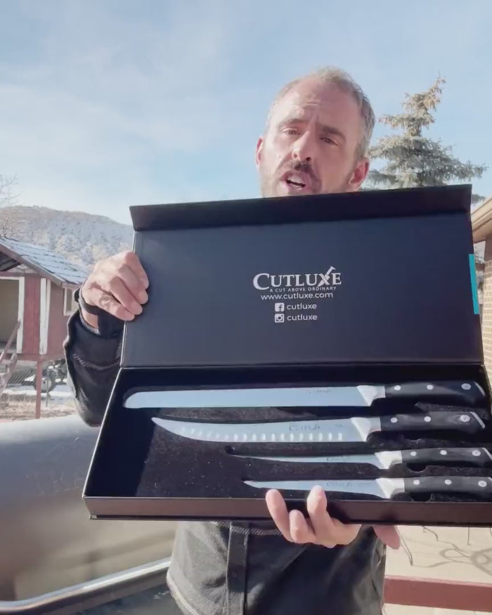 BBQ Legend 4-Piece Knife Set – Brisket, Breaking, Boning & Fillet