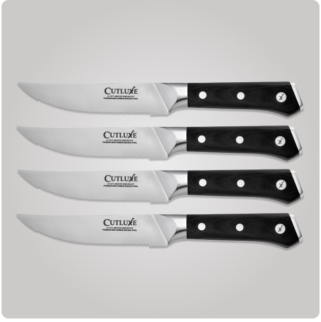 Serrated Edge Steak Knives Set 4-Piece
