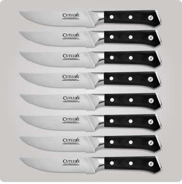 Serrated Edge Steak Knives Set 8-Piece