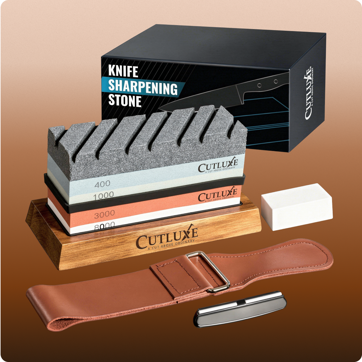 Professional Whetstone Sharpening Kit