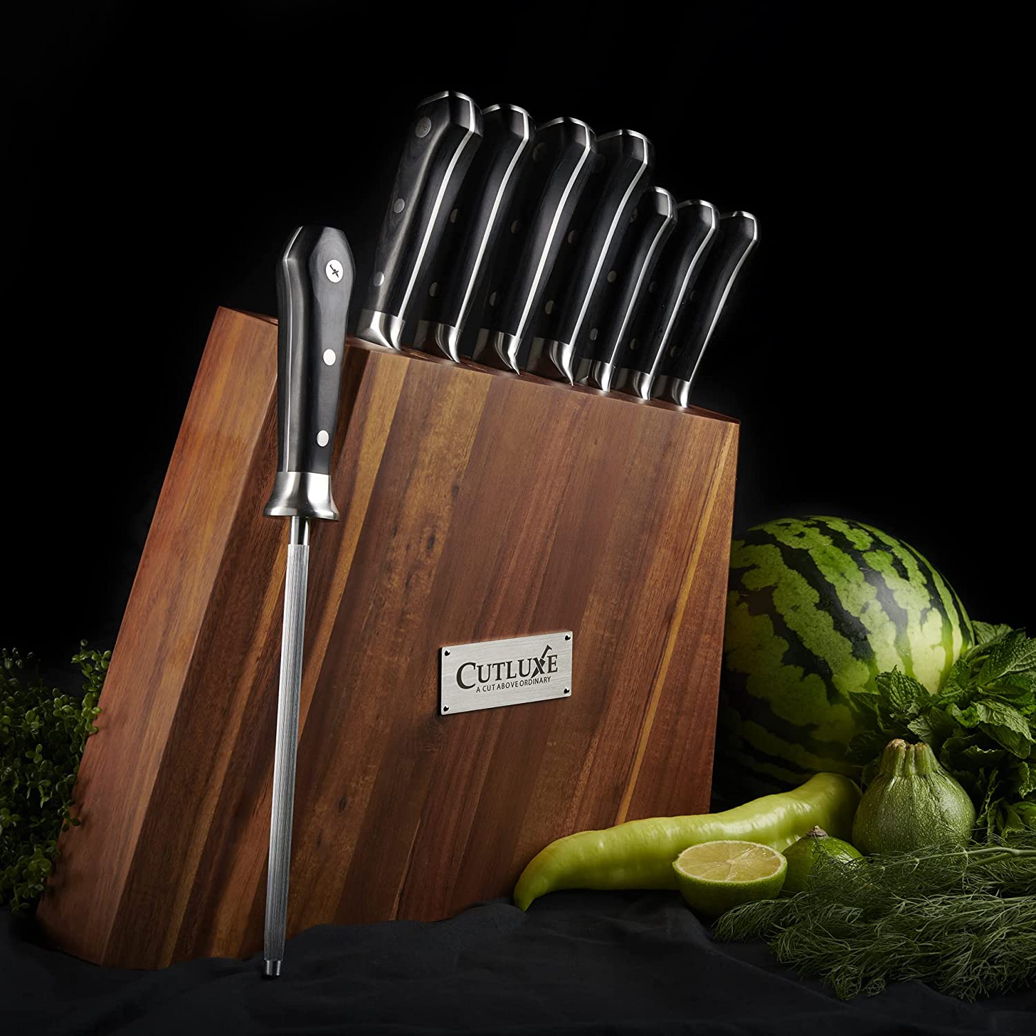CUTLUXE 8-Piece Knife Block Set – Artisan Series