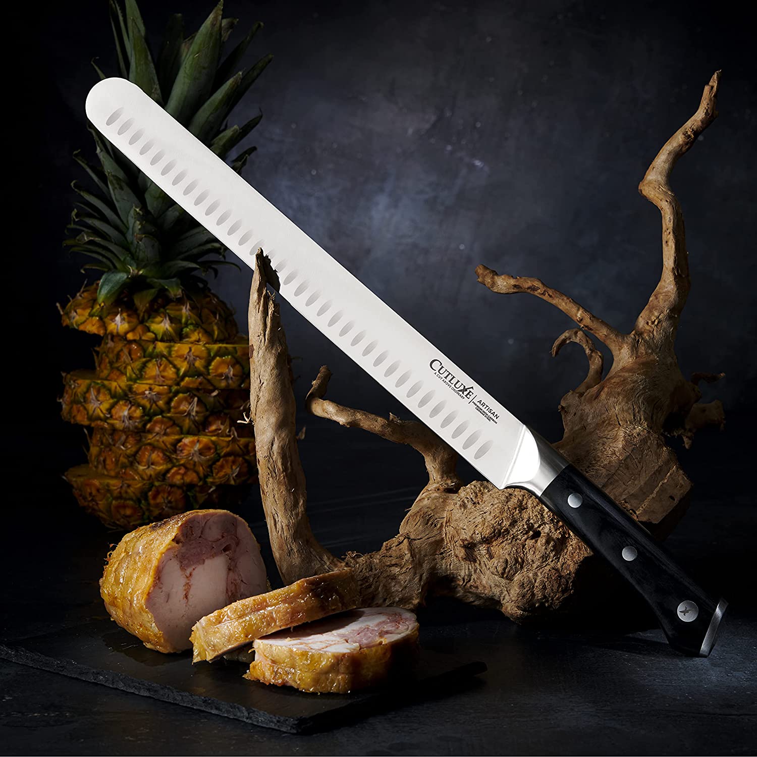 Cutluxe 12 Slicing Carving Knife, Brisket Knife – Artisan Series