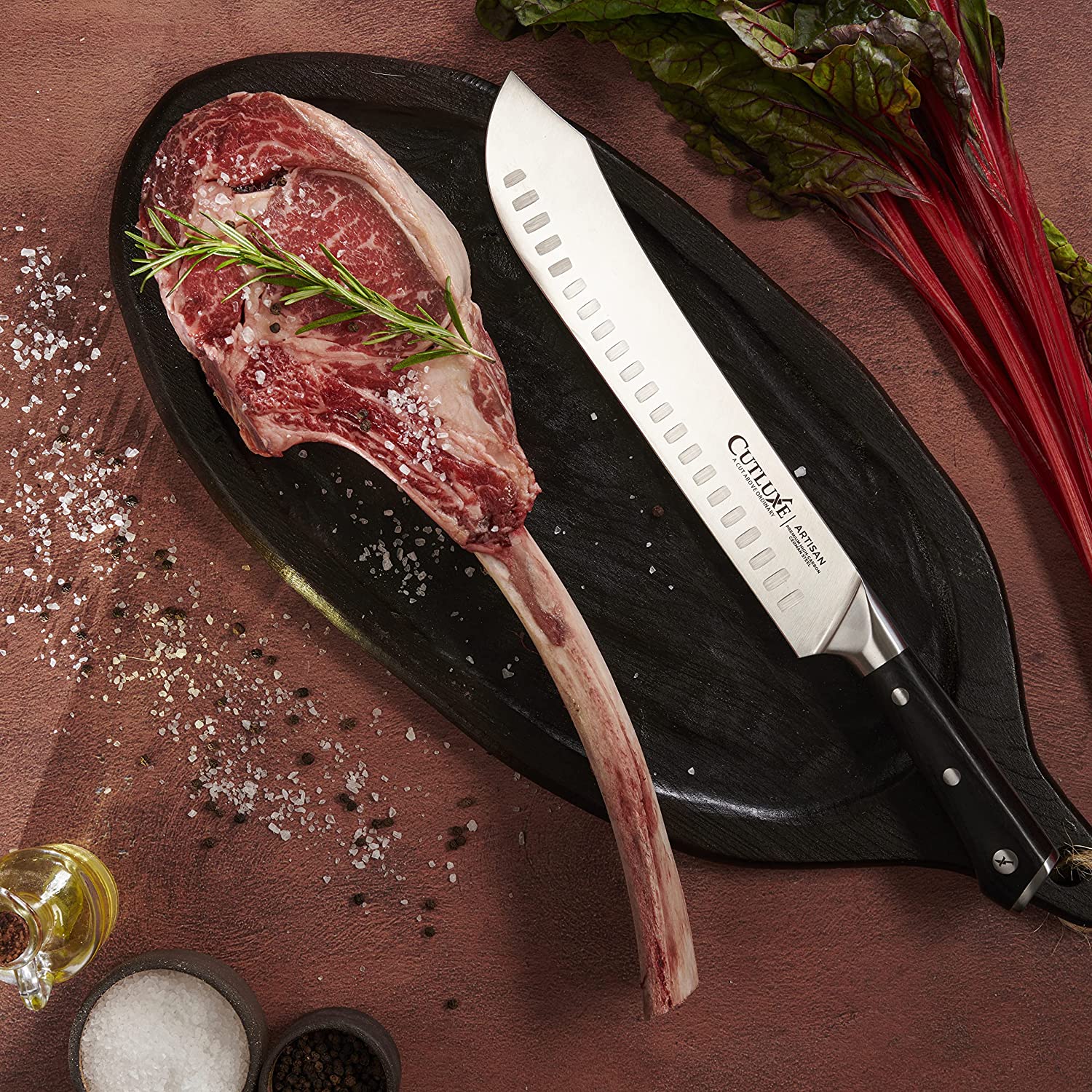 10′′ Bullnose Butcher Knife for Chunky Raw Meat | Kyoku Knives